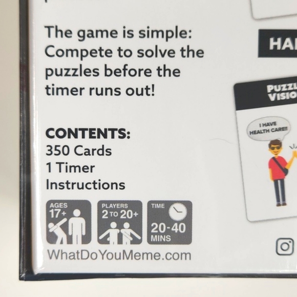 Factory Sealed PUZZLE VISION CARD GAME - Picture 7 of 16